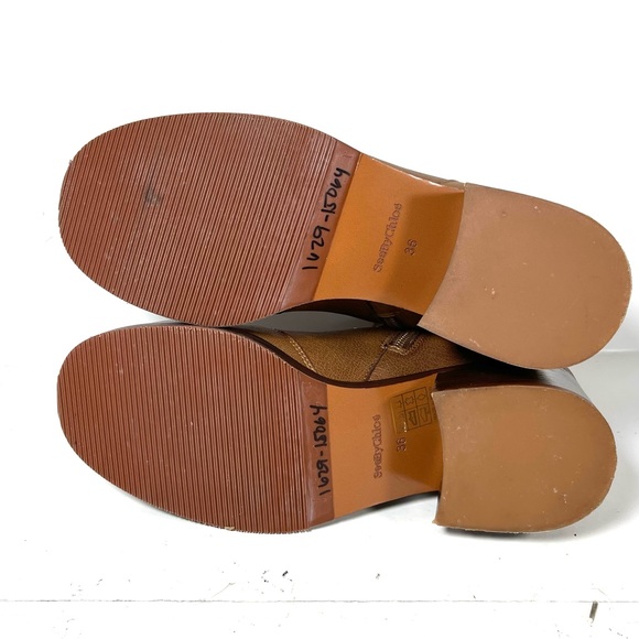 See By Chloe Mahe Women’s Ankle Boots Brown Gold Chain Embellished Size 36 US 5 - Picture 11 of 12